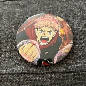 Jujutsu Kaisen Yuji Can Badge Japanese Anime